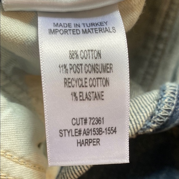 Agolde Harper Mid Rise Wide Leg Jeans Size 29 - Picture 10 of 14